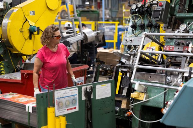 The Supreme Court Tariffs Ruling and Commercial Real Estate Investment: It’s Muddled An employee of Independent Can Company works on the manufacturing line in Belcamp, Md.