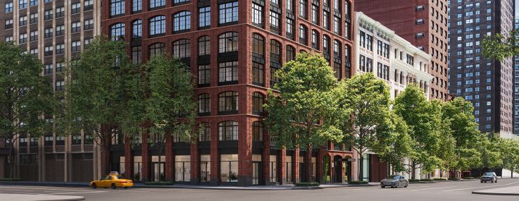 The exterior of the building was done by CookFox Architects.