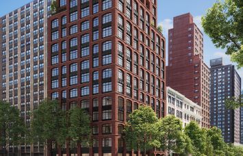 The exterior of the building was done by CookFox Architects.