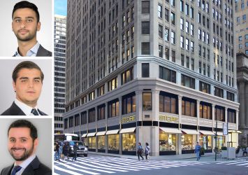 Freddy Souid (top), Jack Hamadani (center), and Ike Bibi of KSRNY, and 1370 Broadway.