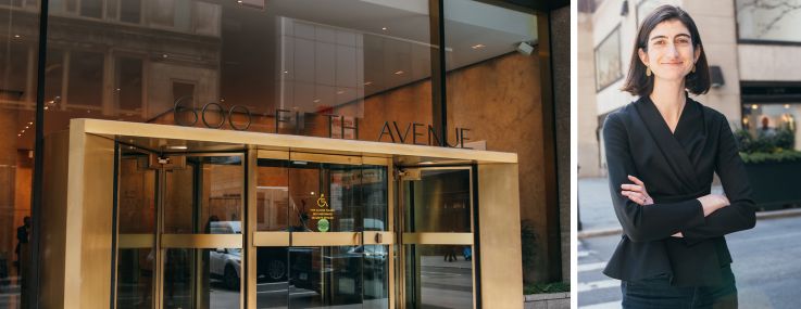 600 Fifth Avenue and EB Kelly, Senior Managing Director at Tishman Speyer.