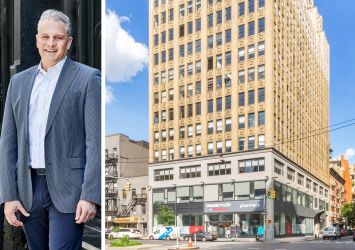 GFP Real Estate's Allen Gurevich and 322 Eighth Avenue.