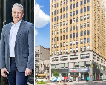GFP Real Estate's Allen Gurevich and 322 Eighth Avenue.