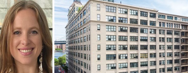 Two Trees's Alyssa Zahler and 45 Main Street, Brooklyn.