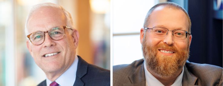 Forman Capital's Brett Forman (left) and Scott Mehlman.