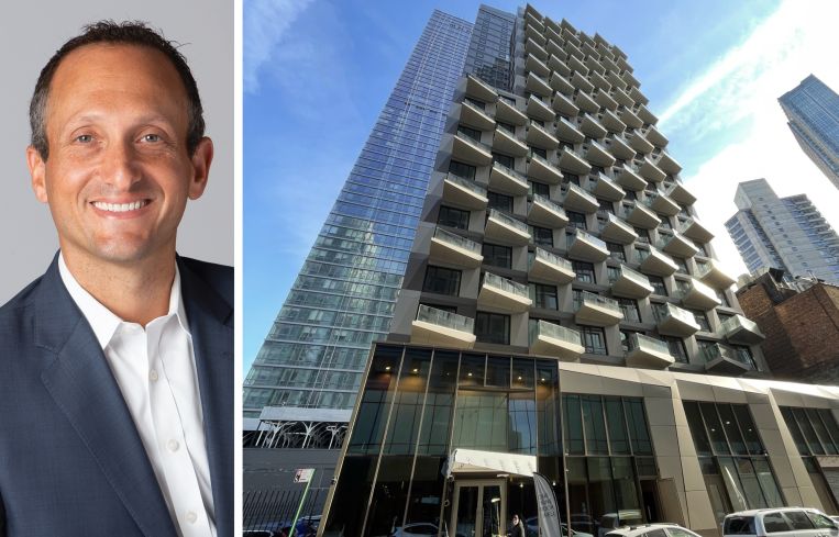 Affinius Capital's David Greenburg and One Nine Rockwell at 19 Rockwell Place, Brooklyn.