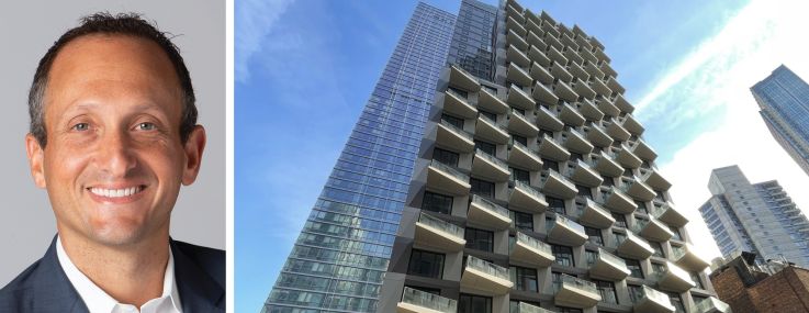 Affinius Capital's David Greenburg and One Nine Rockwell at 19 Rockwell Place, Brooklyn.