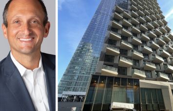 Affinius Capital's David Greenburg and One Nine Rockwell at 19 Rockwell Place, Brooklyn.
