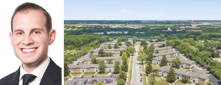 Greystone's Eric Rosenstock and Woodlands of Crest Hill Apartments, Crest Hill, Ill.
