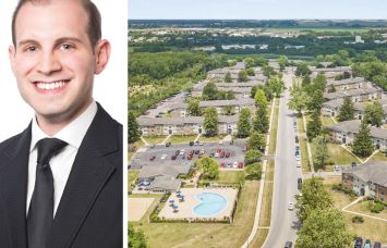 Greystone's Eric Rosenstock and Woodlands of Crest Hill Apartments, Crest Hill, Ill.