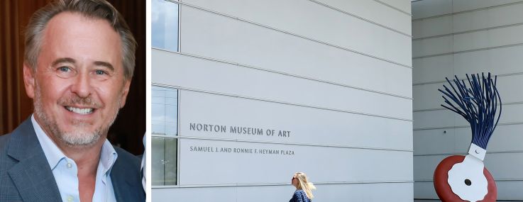 CEO Ghislain d’Humières and the Norton Museum of Art, West Palm Beach, Fla.