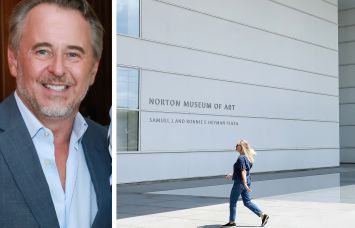 CEO Ghislain d’Humières and the Norton Museum of Art, West Palm Beach, Fla.