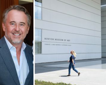 CEO Ghislain d’Humières and the Norton Museum of Art, West Palm Beach, Fla.