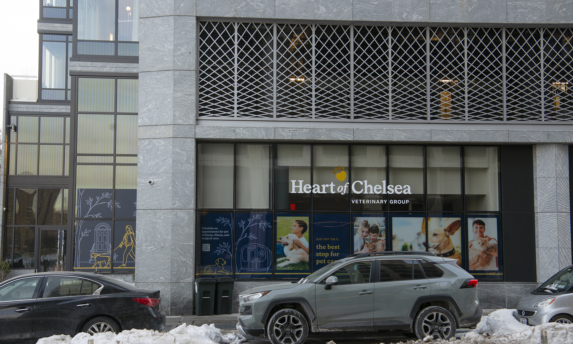 The newest amenity at the Dupont is the Heart of Chelsea Vet clinic.