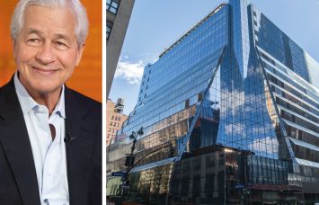 Jamie Dimon, CEO of J.P. Morgan Chase, and 5 Manhattan West.
