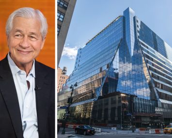 Jamie Dimon, CEO of J.P. Morgan Chase, and 5 Manhattan West.