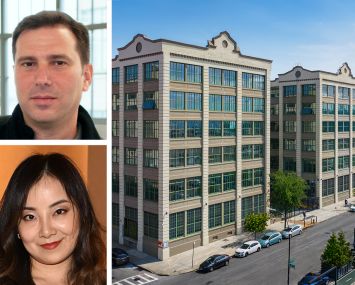 Industry City's Jeff Fein (top), Miss Circle's Isabel Deng, and Industry City in Brooklyn.