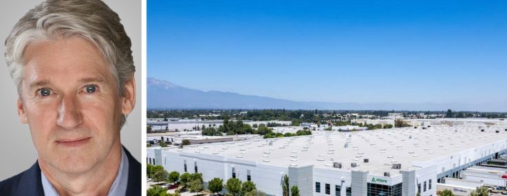 MDH Partners co-founder and CEO Jeffrey Small and 13880 Monte Vista Avenue, Chino, Calif.