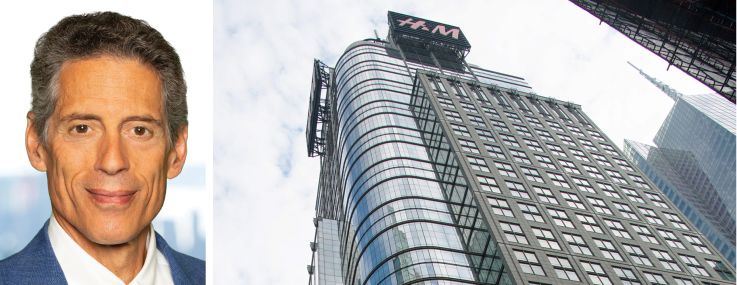 Durst Organization's Jody Durst and 151 West 42nd Street.