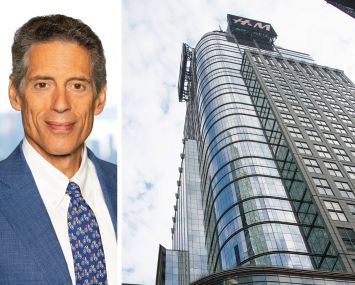 Durst Organization's Jody Durst and 151 West 42nd Street.