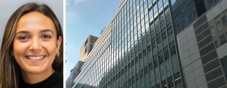 Empire State Realty Trust's Kerry Lavelle and 111 West 33rd Street.