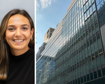 Empire State Realty Trust's Kerry Lavelle and 111 West 33rd Street.