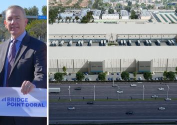 Kevin Carrolol, Partner, Southeast Region, at Bridge Industrial and Bridge Point Doral 826, in South Florida.