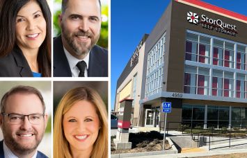 Talonvest Capital's Lauren Maehler (top left), Will Hainlen, Kim Bishop, and Eric Snyder, and 4959 West 147th Street, Hawthorne, Calif.
