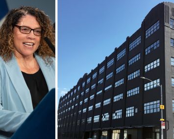 Lisa Garcia, New York City Department of Environmental Protection commissioner, and 24-02 49th Avenue, Queens.