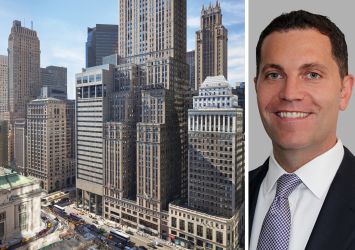 One Grand Central Place and Cushman & Wakefield's Michael O'Neill.