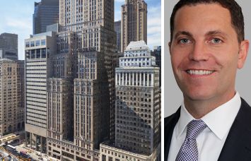 One Grand Central Place and Cushman & Wakefield's Michael O'Neill.