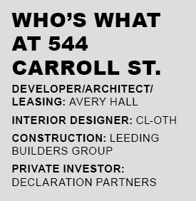 Who's what at 544 Carroll Street.