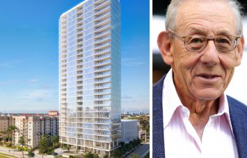 A rendering of Shorecrest at 1865 North Flagler Drive in West Palm Beach, Fla. and Related Ross's Stephen Ross.