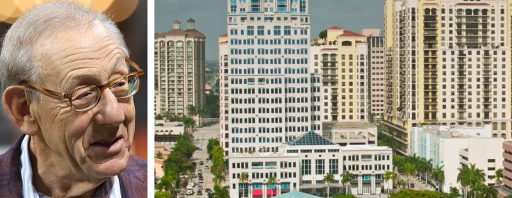 Related Ross's Stephen Ross and Esperanté Corporate Center in West Palm Beach, Fla.