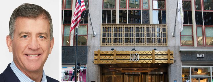 Empire State Realty Trust's Thomas Durels and 1400 Broadway.