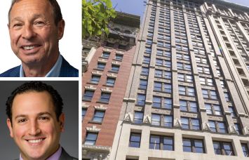 Newmark's William Cohen (top), Savitt Partners' Elliot Zelinger, and 11 East 26th Street.