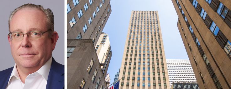 RXR's William Elder and 75 Rockefeller Plaza.