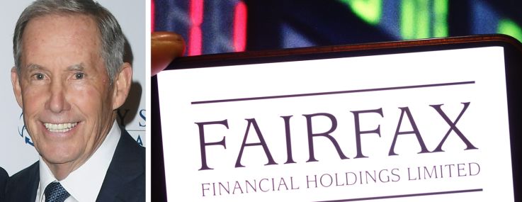 Kennedy Wilson's William McMorrow and the Fairfax Financial logo.