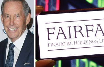 Kennedy Wilson's William McMorrow and the Fairfax Financial logo.