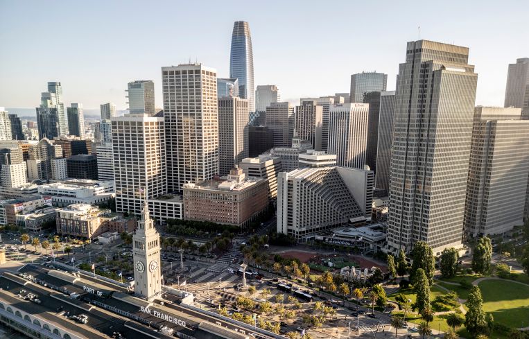 Downtown San Francisco.