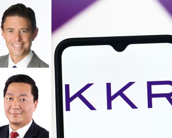 KKR co-CEOs Scott Nuttall (top) and Joseph Bae.