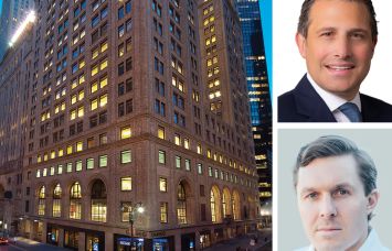 125 Park Avenue, Newmark's Brian Waterman (top), and CBRE's Ryan Alexander.