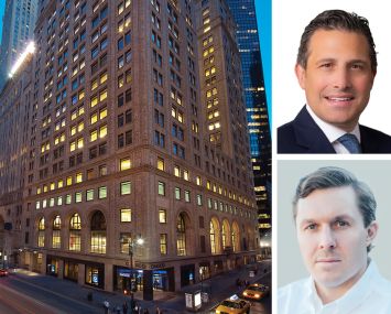 125 Park Avenue, Newmark's Brian Waterman (top), and CBRE's Ryan Alexander.