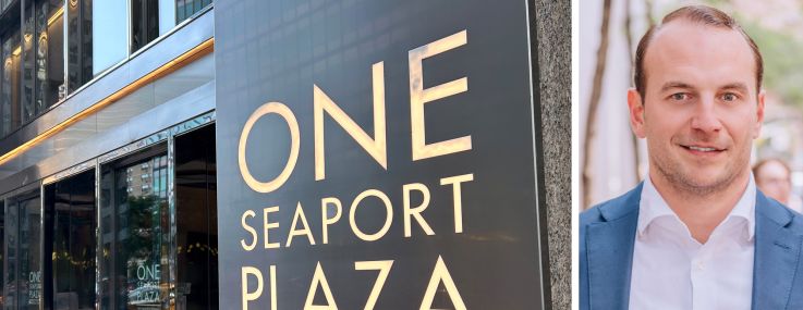 199 Water Street and Platinum Commercial's Steven Evans.