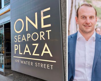 199 Water Street and Platinum Commercial's Steven Evans.