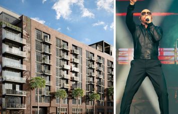 25 N.E. 28th St in in Miami’s Wynwood district and music star Pitbull.