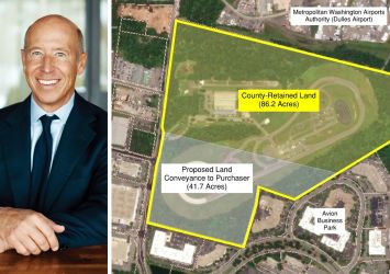 Barry Sternlicht of Starwood Capital and 3721 Stonecroft Boulevard in Fairfax, Virginia.