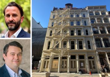 Udi Kore (top) and Brian Vetter and 45 White Street.