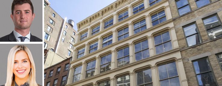 Morris Dweck (top), Annie Squier (center), and Paul Popkin of Lee & Associates and 477 Broadway.
