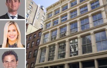 Morris Dweck (top), Annie Squier (center), and Paul Popkin of Lee & Associates and 477 Broadway.